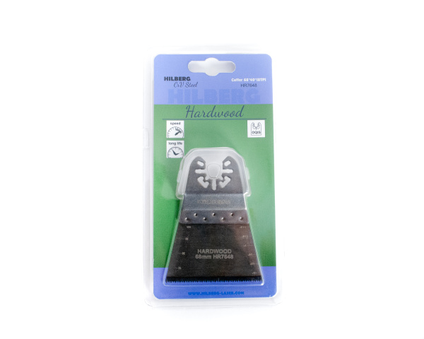 Изображение насадка на реноватор "полотно пильн. погружн.по тверд. древес. hilberg cr-v 68*40*18tpi trio-diam."