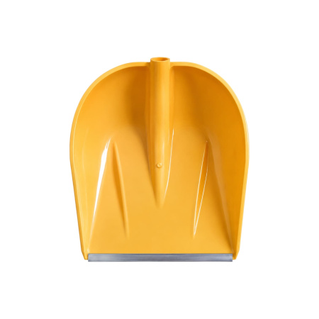 Изображение лопата снеговая protex "лора" в сборе желтая, черенок гарда,  d=32