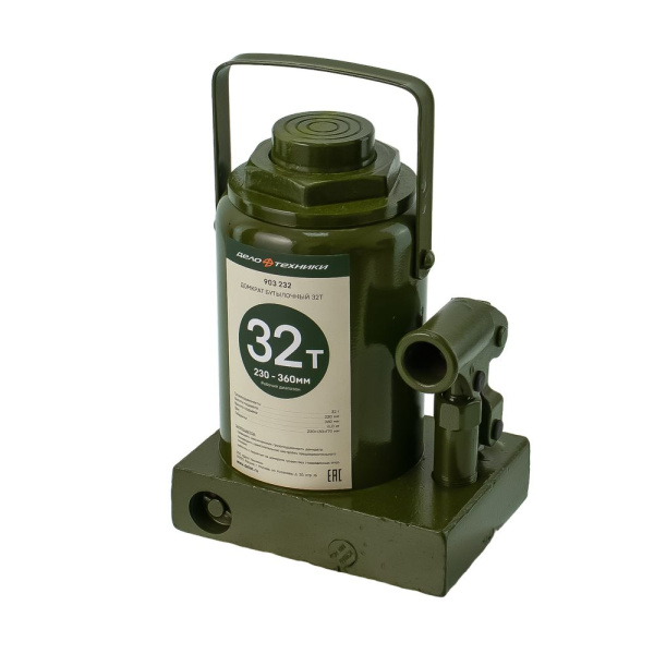 Изображение домкрат гидравлический бутылочный 32 тонн, 230-360 мм /903232