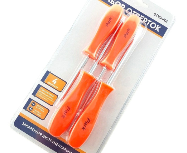 Изображение набор отверток 4 пр park otv04nb