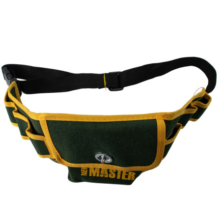 Изображение пояс монтажный сумка (зеленая) для инструментов 7 карманов "мастер"