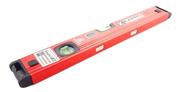 Изображение уровень строительный kapro (2 колбы) магнит, 100 см / 10