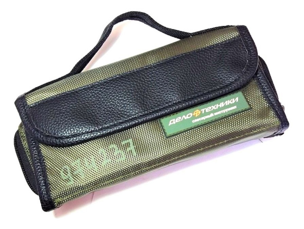 Изображение сумка для набора инструмента дт с планкой для головок 1/4"  974237 