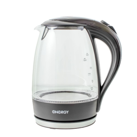 Изображение чайник energy e-262 (1.7л) стекло, пластик, мощность 1850-2200 вт