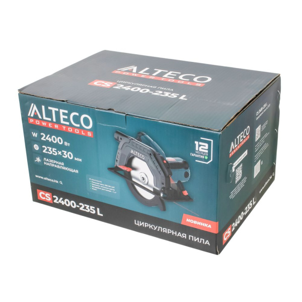 Изображение циркулярная пила alteco cs 2400-235 l