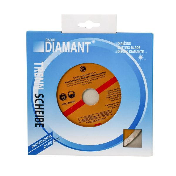 Изображение акция ! диск алмазный disqe diamond отрезной 180*2,2*8*25,4 (гранит,мрамор,керамика,керамогранит)