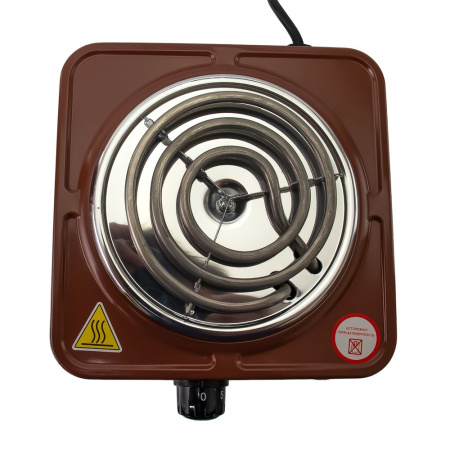 Изображение электроплитка матрёна ма-060 коричневый тэн (спираль)