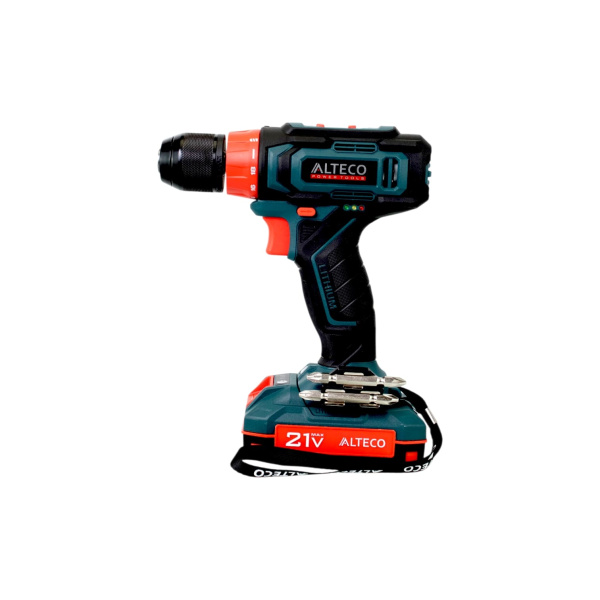 Изображение аккумуляторная дрель шуруповёрт alteco cd 21-35 x2 (21 в / li-ion / 35 н·м)