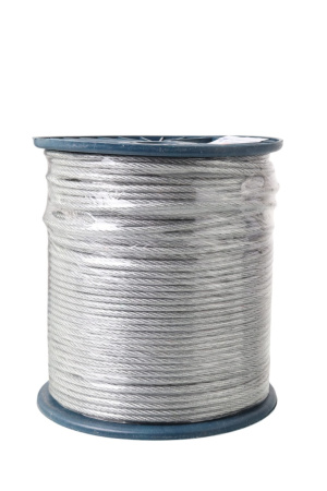 Изображение трос для растяжки в оплетке пвх 4/5мм, din3055 /250м