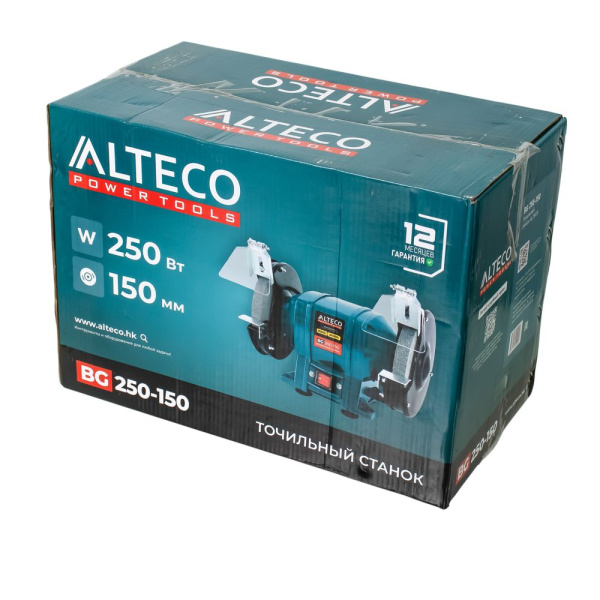 Изображение станок точильный bg 250-150 alteco 250 вт