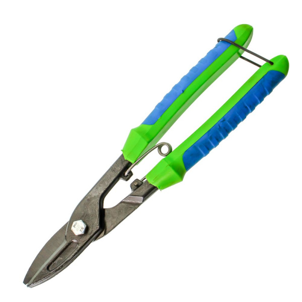 Изображение ножницы по металлу горизонт 250 мм ручные для резки, с двухкомпонетными ручками / 75