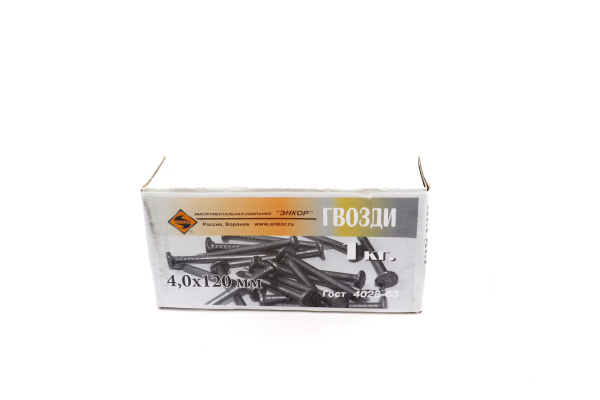 Изображение гвозди 4*120, гост4028 /уп.1кг