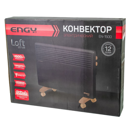 Изображение конвектор электрический engy en-1500 loft, мощность 1500 вт