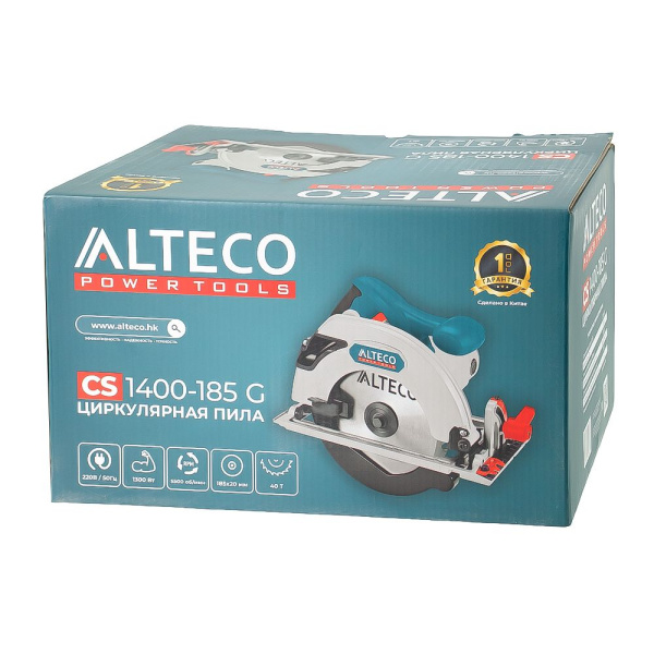 Изображение циркулярная пила alteco cs 0513 (cs 1400-185 g)