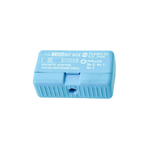 Изображение набор бит mr.logo - 6 бит: ph (0/1/2) sl (3/5/7) + держатель 1 шт. (синий) -zzz- 