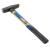 Изображение молоток слесарный с деревянной рукояткой vertextools (вертекс) 200 гр, кв.б, 6 / 60