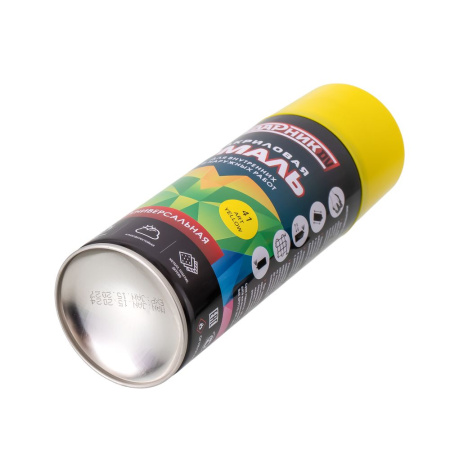 Изображение краска - спрей №41 /400ml*12pcs*300g/ ударник "art-yellow"(ярко-желтый) /12 шт
