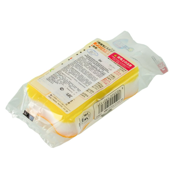 Изображение губка д/ посуды полиуретановая lec (7х3,5х11 см)*1 шт средней жесткости /72