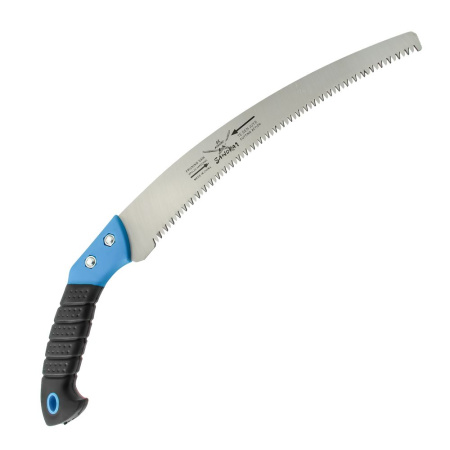 Изображение ножовка садовая nextrium в голубом чехле / обрезиненная ручка 350 мм  15/60 шт 