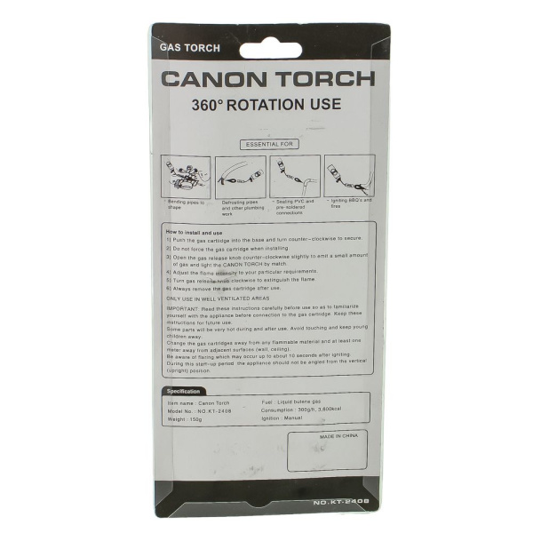 Изображение горелка на газовый балончик № 360, /2408 