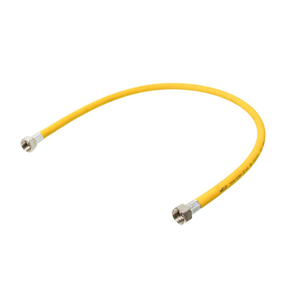 Изображение шланг кислородный weld д 9,0мм желтый (1м) гайка / гайка