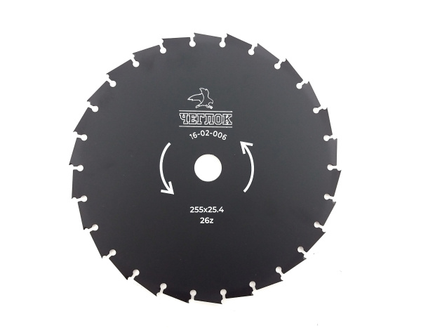 Изображение нож на триммер 255*26*25,4 (без напаек) чеглок 1/50 z02-006