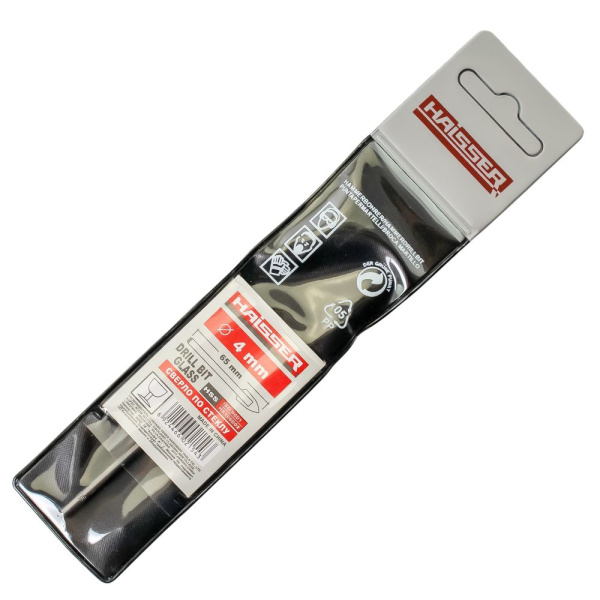 Изображение сверло по кафелю и стеклу haisser 4мм