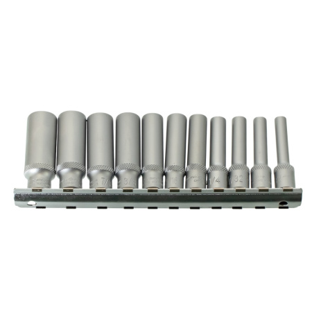 Изображение набор головок дт 1/4" 6-гр удл.дюйм. (5/32-3/8") 11пр. 600511