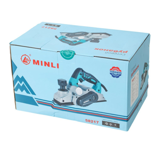 Изображение рубанок электрический 750вт torgwin / minli (нож 82*29 мм) -zzz-