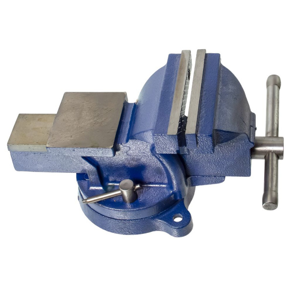Изображение тиски слесарные, поворотные, с наковальней 100 мм "мастер"