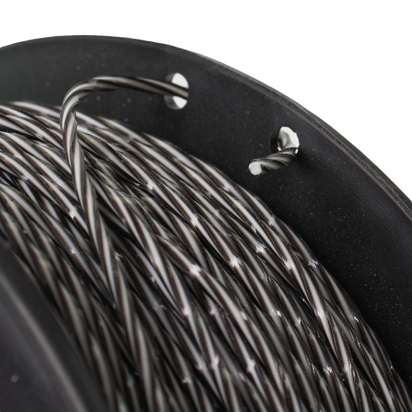 Изображение леска на триммер чеглок бухта д 2,4*180 (двухцветная, зебра) /12