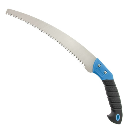 Изображение ножовка садовая nextrium в голубом чехле / обрезиненная ручка 350 мм  15/60 шт 