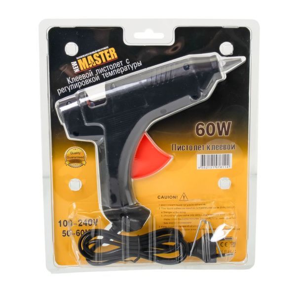 Изображение пистолет термоклеевой 60 вт "мастер" 
