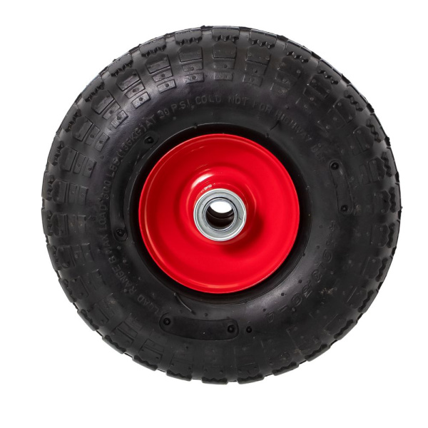 Изображение колесо надувное 4,10/3,50-4 f20 / 3,00-4  (260мм симметр.ступица)