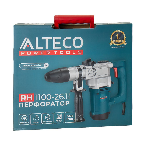 Изображение перфоратор alteco professional sds+ rh 1100-26.1v
