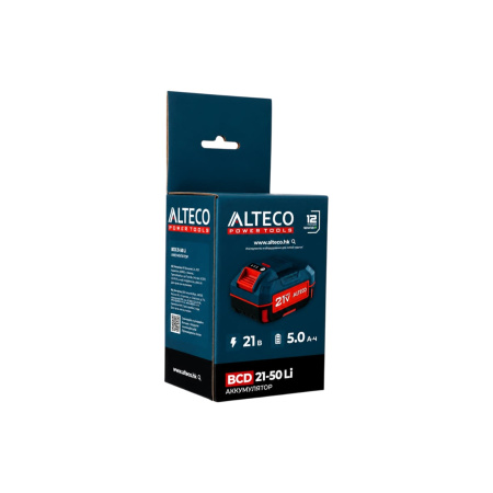 Изображение аккумулятор alteco bcd 21-50 li, 21 в / 5 а·ч 