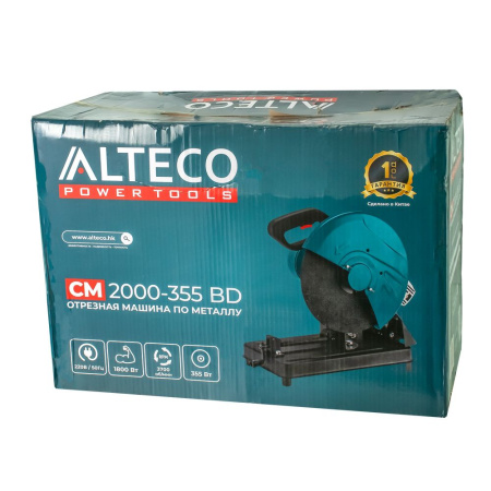 Изображение отрезная машина по металлу cm 2000-355 bd alteco