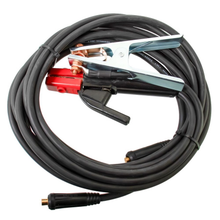 Изображение держатель эл-да с клеммой профессионал 5 м комплект кабелей кг 16