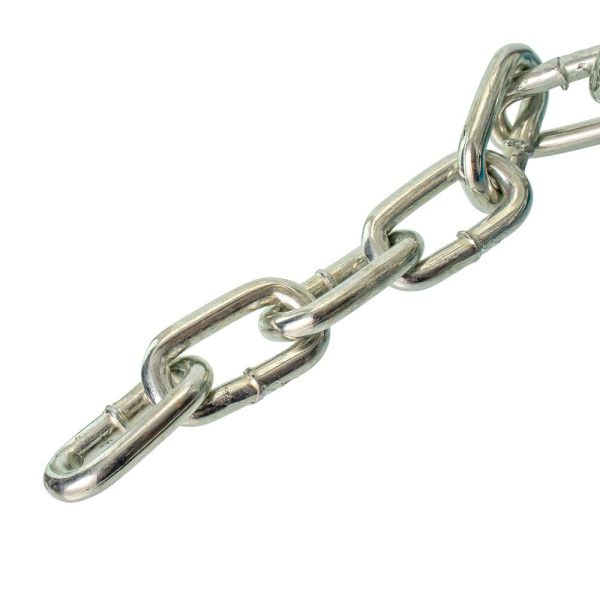 Изображение цепь сварная оц d10, короткозвенная, din766 /15м