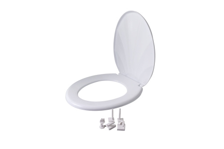 Изображение крышка для унитаза ракушка росспласт (уп. 10) белая