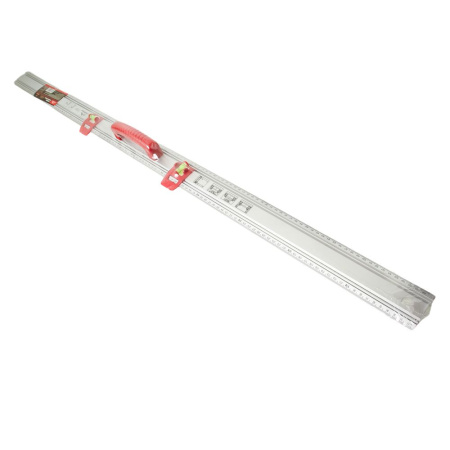 Изображение линейка разметочная (железная) 1,2 м vertextools (вертекс)profi,ручка-abs,скользящие блоки с колбами