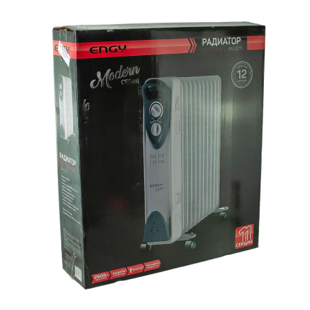 Изображение радиатор масляный engy en-2211 modern 11 секций, мощность 2,5 квт