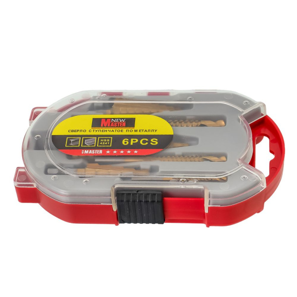 Изображение набор сверл по металлу ступенчатых 6 пр. (кукуруза)