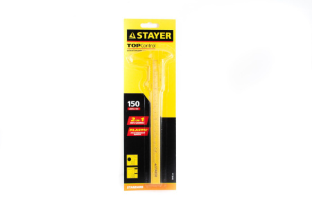 Изображение штангенциркуль пластик 150 мм stayer standard / 10
