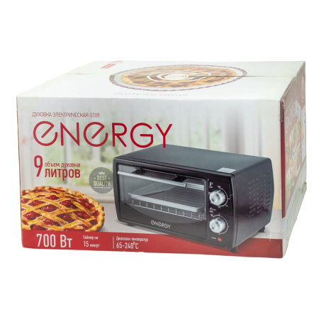 Изображение духовка электрическая energy gt09-w, белая, 9л  акция !