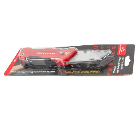 Изображение нож складной  vertextools profi "fastback" трацепевидный, цинковый сплав 3 лезвия sk4  