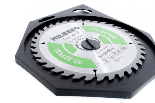 Изображение диск отрезной пильный hilberg industrial дерево 190*36*20 hw195