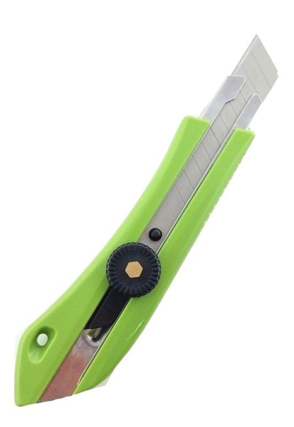 Изображение нож малярный дт 18мм с пластиковый корпус 10/120 261211 