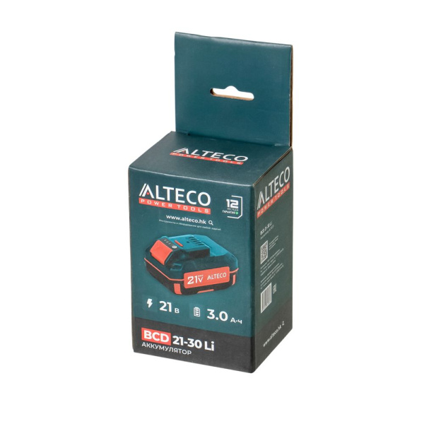 Изображение аккумулятор alteco bcd 21-30 li, 21 в / 3 а·ч