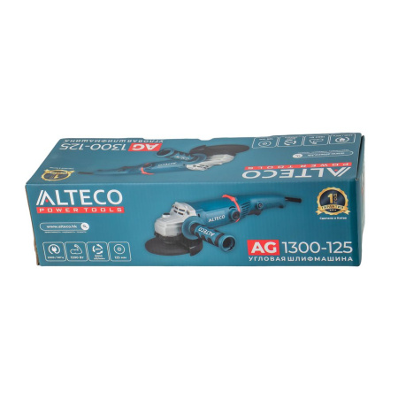 Изображение угловая шлифмашина (болгарка) alteco ag 1300-125